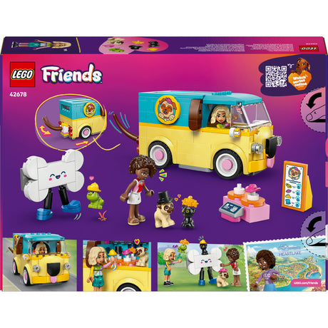 Lego friends 42678 dodávka se zvířecími doplňky | 2 ks