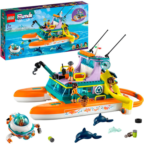 Lego Frënn - Mier Rettungsboot Bauspiller (41734)