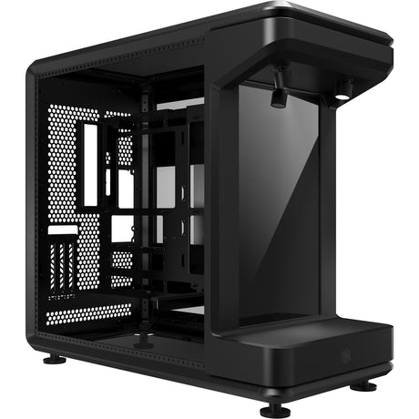 Cooler Master MasterFrame 360 Stage LCD Midi Tower Case (Black | 2x USB-A | 1x USB-C | Tempered Glass)