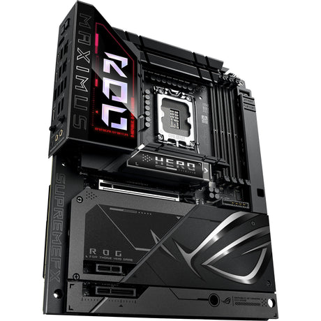 Asus ROG Maximus Z890 Hero BTF Socket 1851 Motherboard (Black, RAID, 5 Gb LAN, Wi-Fi 7, BT, Sound, ATX)