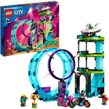 Lego City - Bréagán Tógála Dúshlán Ultimate Tiománaithe Stunt (60361)
