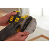 Stanley Fatmax V20 18V Orbital Sander (Yellow and Black, Soft Bag, 2.0Ah Battery and 2A Charger Included)