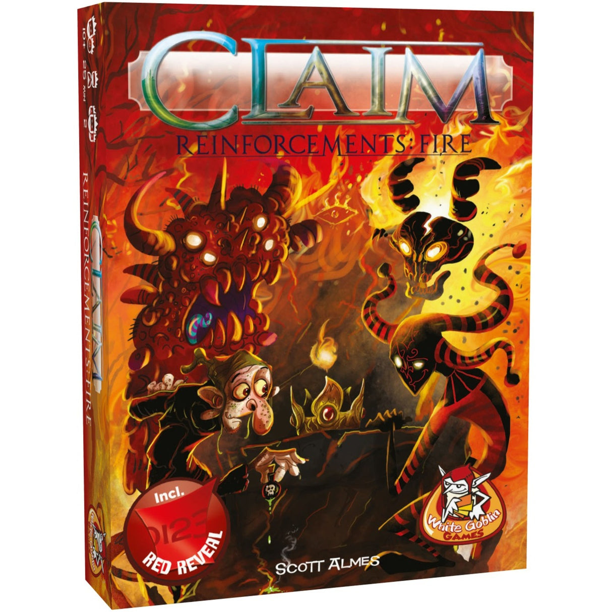 White Goblin Games Claim Reinforcements: Fire Card Game (Dutch, expansion, 2 players, 25 minutes, from 10 years)
