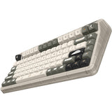 Iqunix og80 hitchhiker wireless mechanical keyboard (gray, us layout (qwerty), cherry mx silent red, 80% (tkl), rgb leds, hot-swappable, pbt, 2.4ghz | bluetooth 5.1 | usb-c)