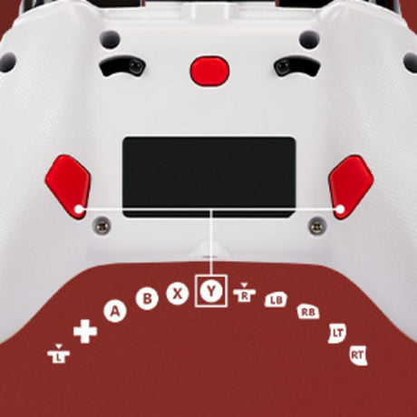 Kontroler Powera Advantage z kablem do konsoli Xbox x|s - nirwana wojownika (magnolia white, xbox series x|s, xbox one, PC)