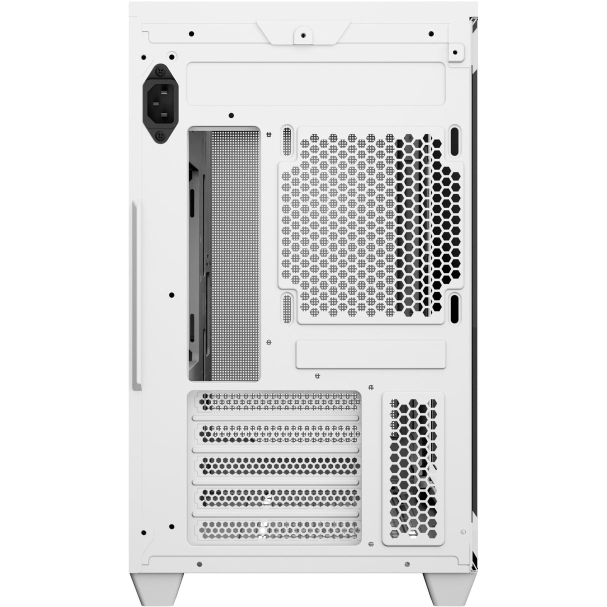 Aerocool Stormfront Mini Mini Tower Case (White | 2x USB-A | 1x USB-C | Window)