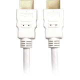 Sharkoon high-speed HDMI cable with Ethernet (white, 2 meters, 4k, gold-plated)