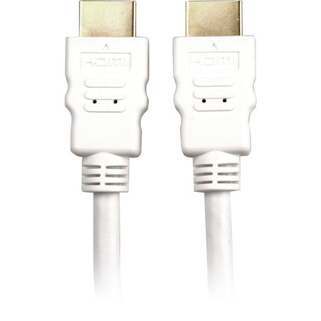 Sharkoon Héichgeschwindeg HDMI Kabel mat Ethernet (wäiss, 2 Meter, 4k, Gold plated)
