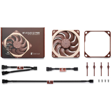 Noctua nf-a12x25 g2 pwm case fan (brown, 120 x 120 x 25 mm)