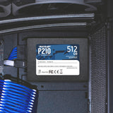 Patriot P210, 512 GB SSD (black, P210S512G25, SATA III)
