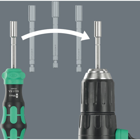 Wera kraftform kompakt 28 ra mit Tasche, 6-teiliges Bit-Set