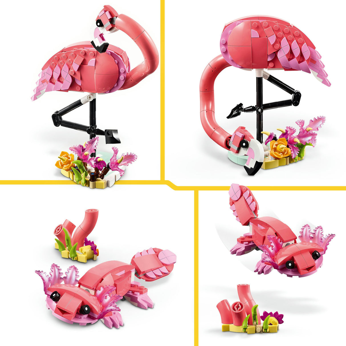 Lego ® creator 3in1 wild animals: pink flamingo set - 31170
