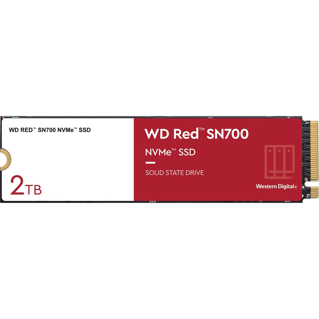 WD Red SN700, 2TB SSD (S200T1R0C, M.2 2280 S3-M, PCIe Gen3)