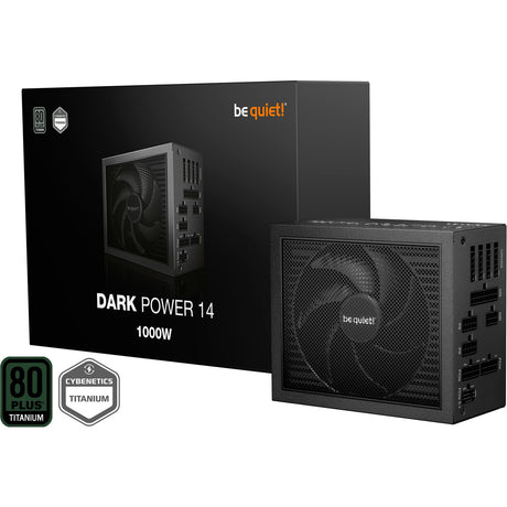 Be quiet! dark power 14 modular 1000 watt power supply (black, 1x 12v-2x6, 4x pcie)