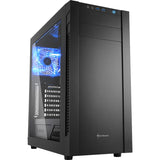 Sharkoon S25-W Midi Tower Case (Black | 2x USB-A | Window)