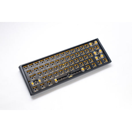 Ducky one 3 mini ansi layout barebone, keyboard (black black, US layout, 60%, RGB LEDs, hot swap, barebone)