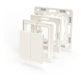 Shelly Blu Wall Switch 4 + Gira Merten adapter switch (white, Bluetooth 4.2)