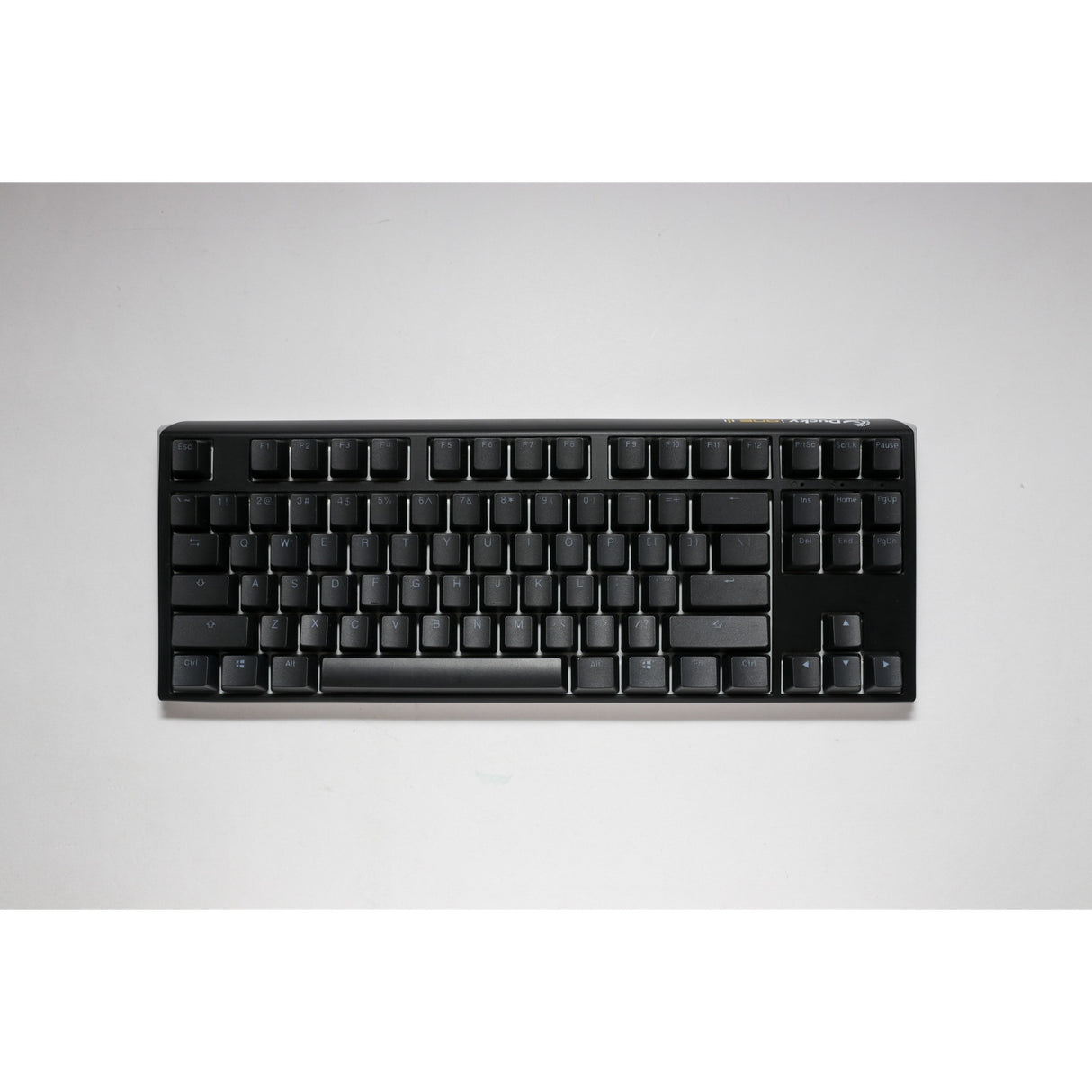 Ducky One 3 Classic TKL, keyboard (black white, US layout, Cherry MX Speed Silver, RGB LED, double-shot PBT, hot-swappable, Quack Mechanics, 80%)