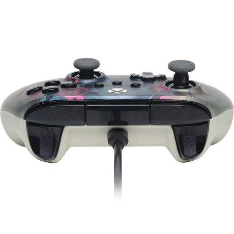 Powera Advantage plus przewodowy kontroler dla Xbox Series x|s - Bloom Gloom (srebrny, Xbox Series x|s, Xbox One, PC)