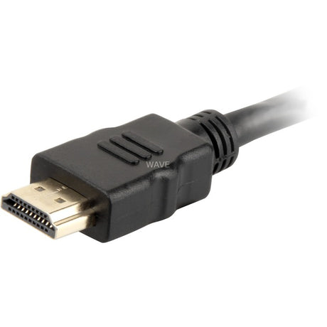 Sharkoon Héichgeschwindeg HDMI Kabel mat Ethernet (schwaarz, 3 Meter, 4k, Gold plated)