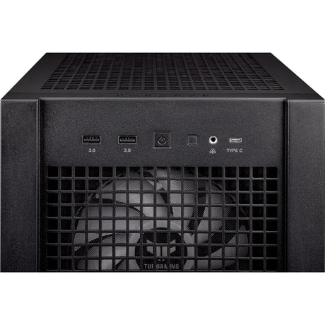Caixa de torre midi Asus tuf gaming gt302 argb (preta | 2x usb-a | 1x usb-c | rgb | vidro temperado)