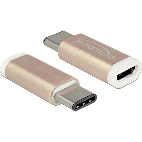 Adaptador Delock USB 2.0 C > micro USB B (cobre, 65677)