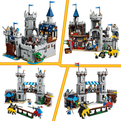 Lego® creator 3v1 srednjeveški grad z vitezi na konjih - 31168