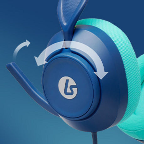 Fone de ouvido para jogos com fio Powera Lucidsound LS10X Gen 2 - Fone de ouvido para jogos sobre a orelha azul Mariner (azul escuro azul claro, Xbox Series X | S, Xbox One, PC)