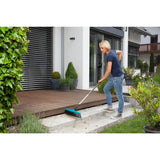 Gardena combisystem Street Broom with Scraper (turquoise black, 3622-20)