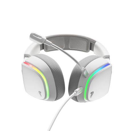 Glorious GHS Eternal RGB - Stereo RGB Gaming Headset Over-Ear Gaming Headset (White, PC, PS5, PS4, Switch, USB-C)