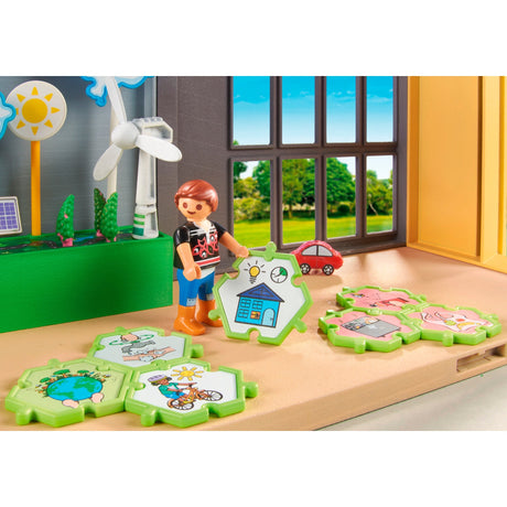 Playmobil city life - uitbreiding klimaatwetenschap constructiespeelgoed (71331)