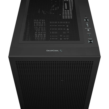 Deepcool CH560 Midi Tower Case (Black | 1x USB-A | 1x USB-C | RGB | Window)