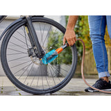 Gardena Cleansystem bicycle brush cleaning set washing brush (grey turquoise, 18865-34)