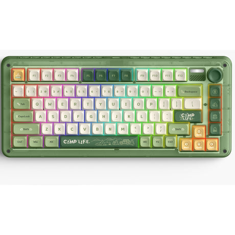Iqunix zx75 Camping Wireless mechanesch Keyboard