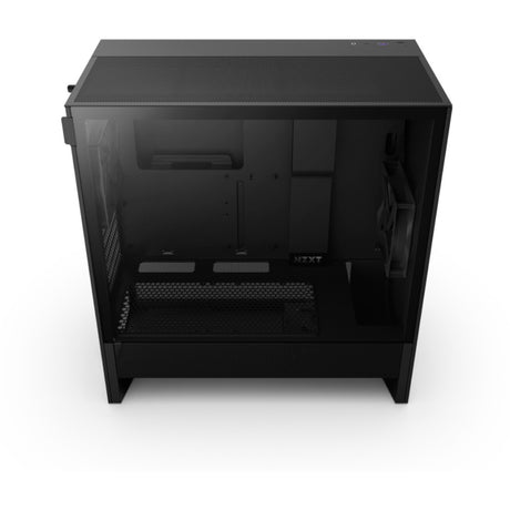 Nzxt h5 flow v2 midi tower case (black | 1x usb-a | 1x usb-c | tempered glass)