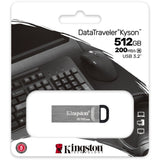 Kingston Data Traveller Kyson 512 GB USB Stick (Sëlwer, dtkn 512 GB)