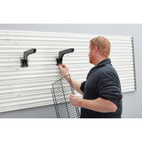 Stanley track wall - shelf bracket holder