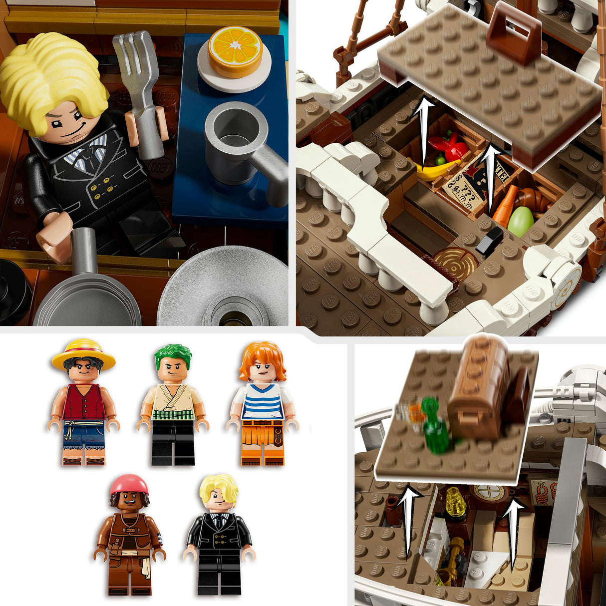 Lego ® Een Stéck d'Pirateschëff geet lëschteg Bauset - 75639