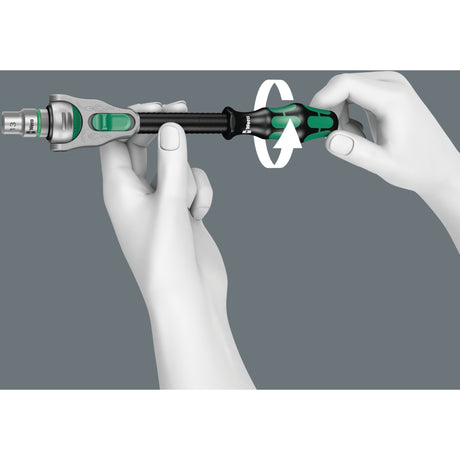 Wera 8100 SA 2 Zyklop Speed Ratchet Set 1/4" Tool Set (Black Green, 42-piece)