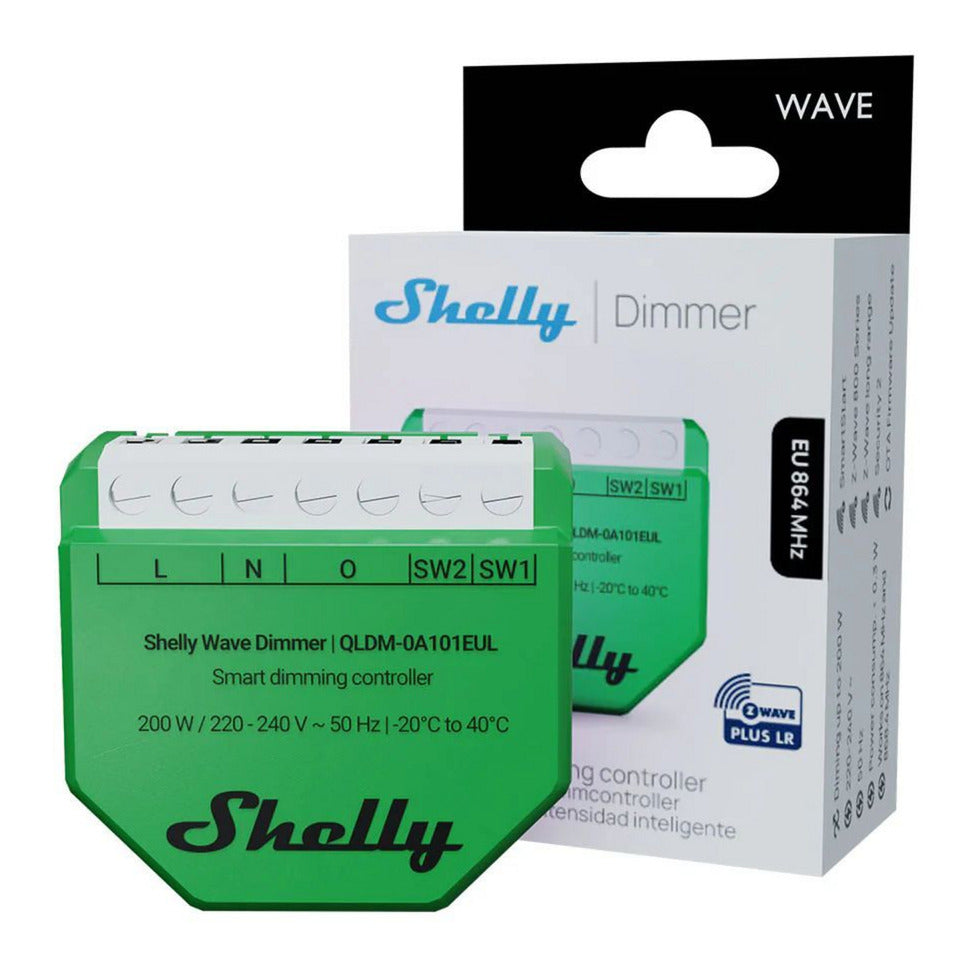 Shelly Wave Dimmer LR (EU) (Green)