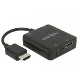 Delock HDMI audio extractor compact adapter (black, 0.3 meter, 4K 60Hz)