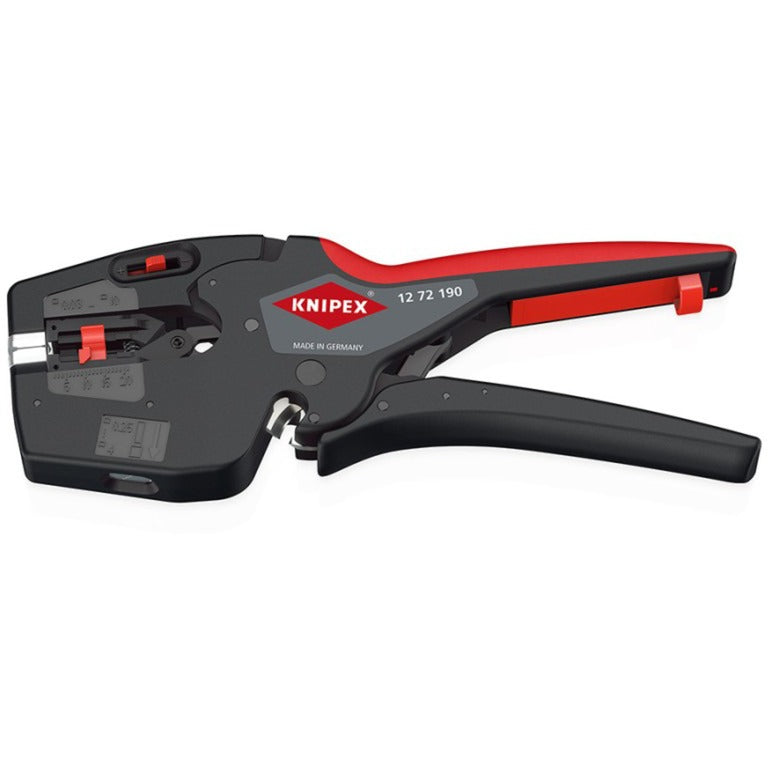 Knipex Nexstrip Wire Stripper (Black Red)