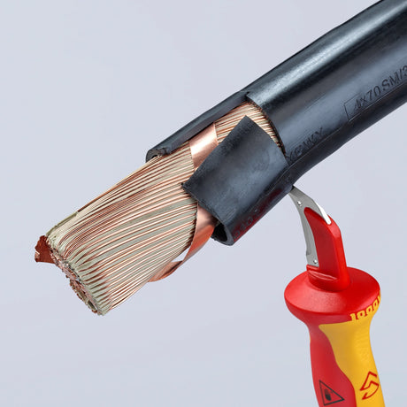 Knipex Dismantling Knife 9855sb (red yellow, 180 mm)