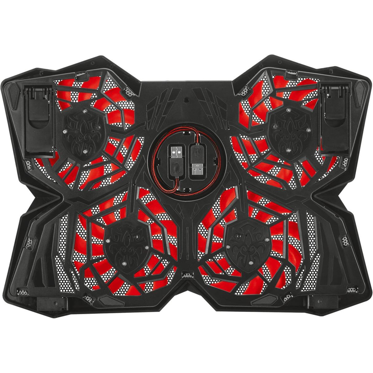 Trust GXT 278 Yozu Notebook Cooling Stand Laptop Cooler (black, 20817, red LEDs)