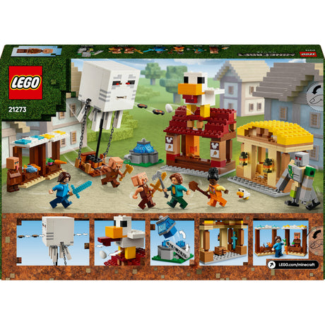 Lego minecraft, a kísértetballonos támadás a falu ellen – 21273