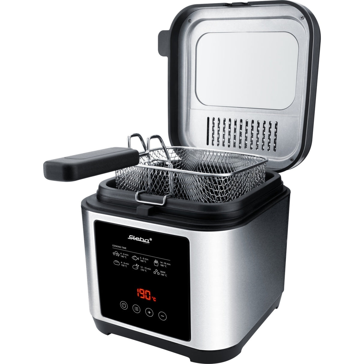 Steba DF 150 Deep Fryer (Stainless Steel Black, 2.5 Litres)