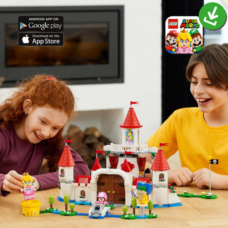 Lego Super Mario - Tacar Leathnaithe: Bréagán Tógála Chaisleán Peach (71408)
