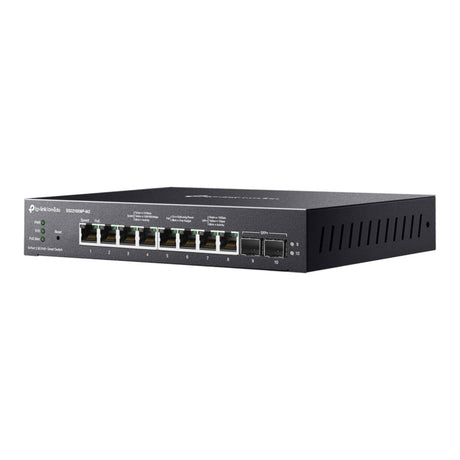 Tp-link omada sg2210xmp-m2 8-poorts 2.5gbase-t smart switch (zwart, 8x poe+, 2x 10ge sfp+)