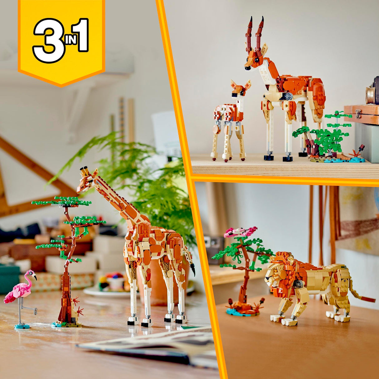 Lego Creator 3v1 safari zvířata - 31150