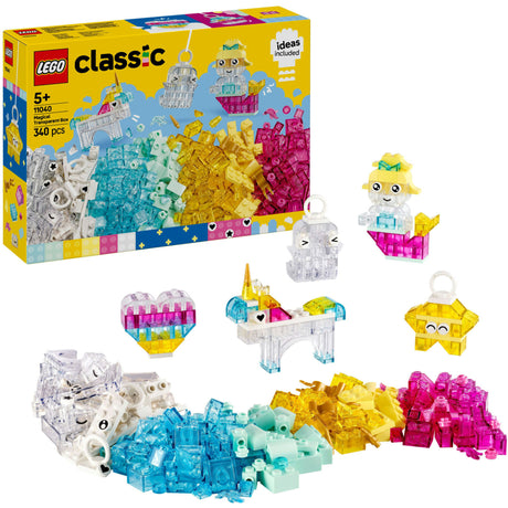 Lego classic 11040 magical transparent box